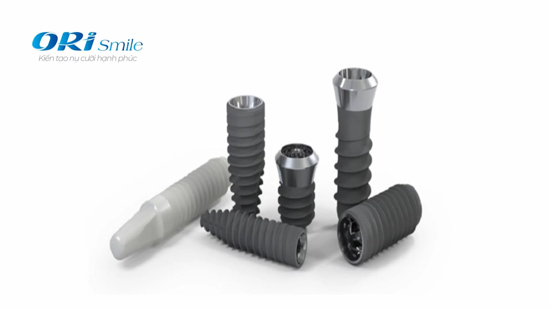 Hình ảnh trụ Implant Straumann và răng sứ