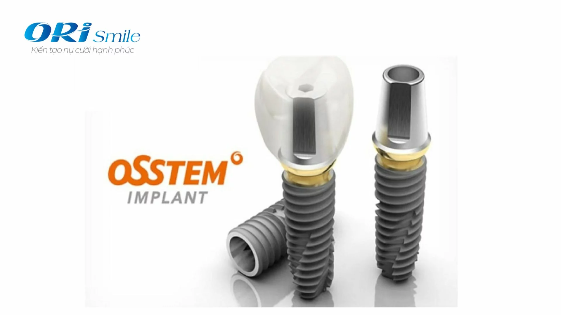 Hình ảnh trụ Implant Straumann và răng sứ